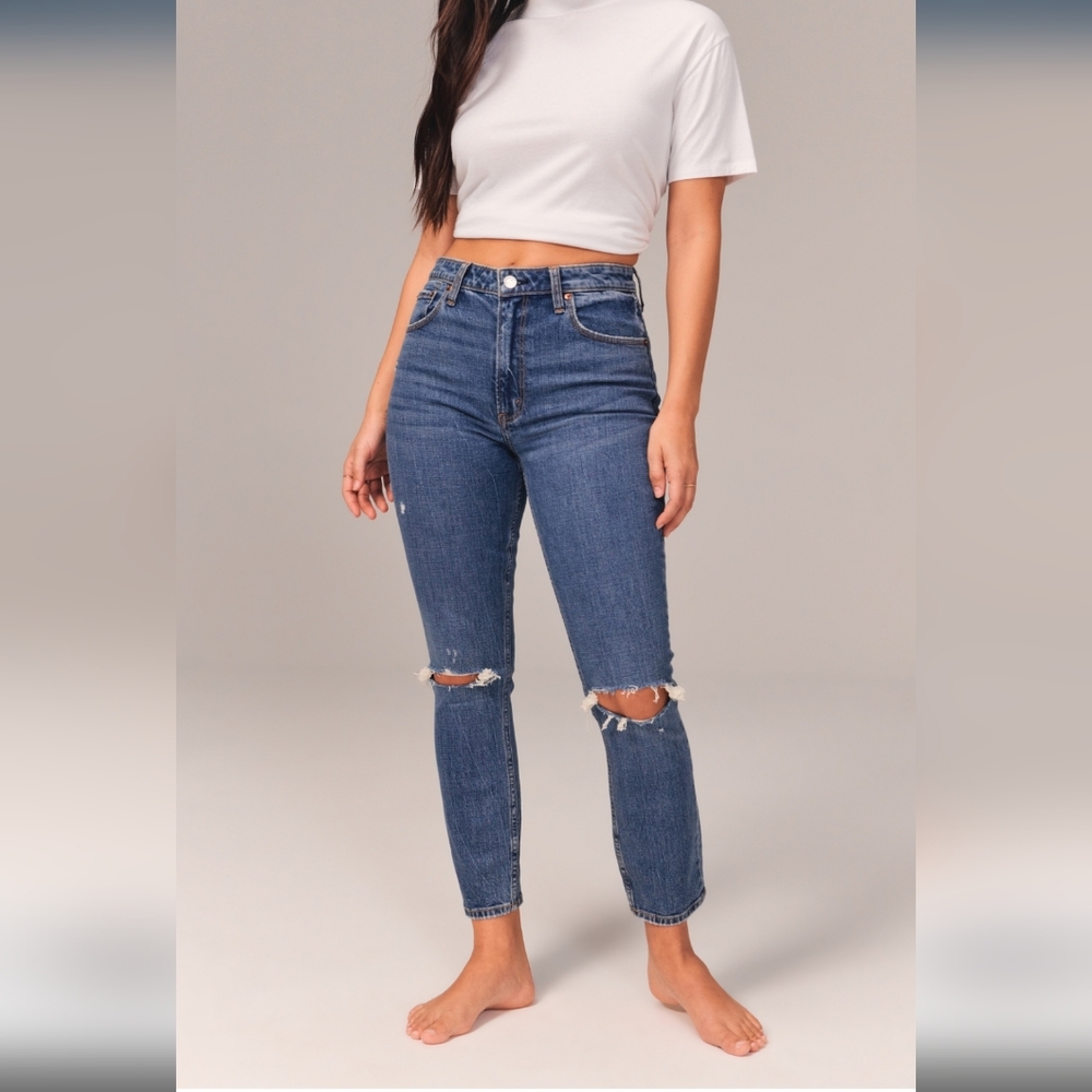 Abercrombie & Fitch the skinny high rise jeans